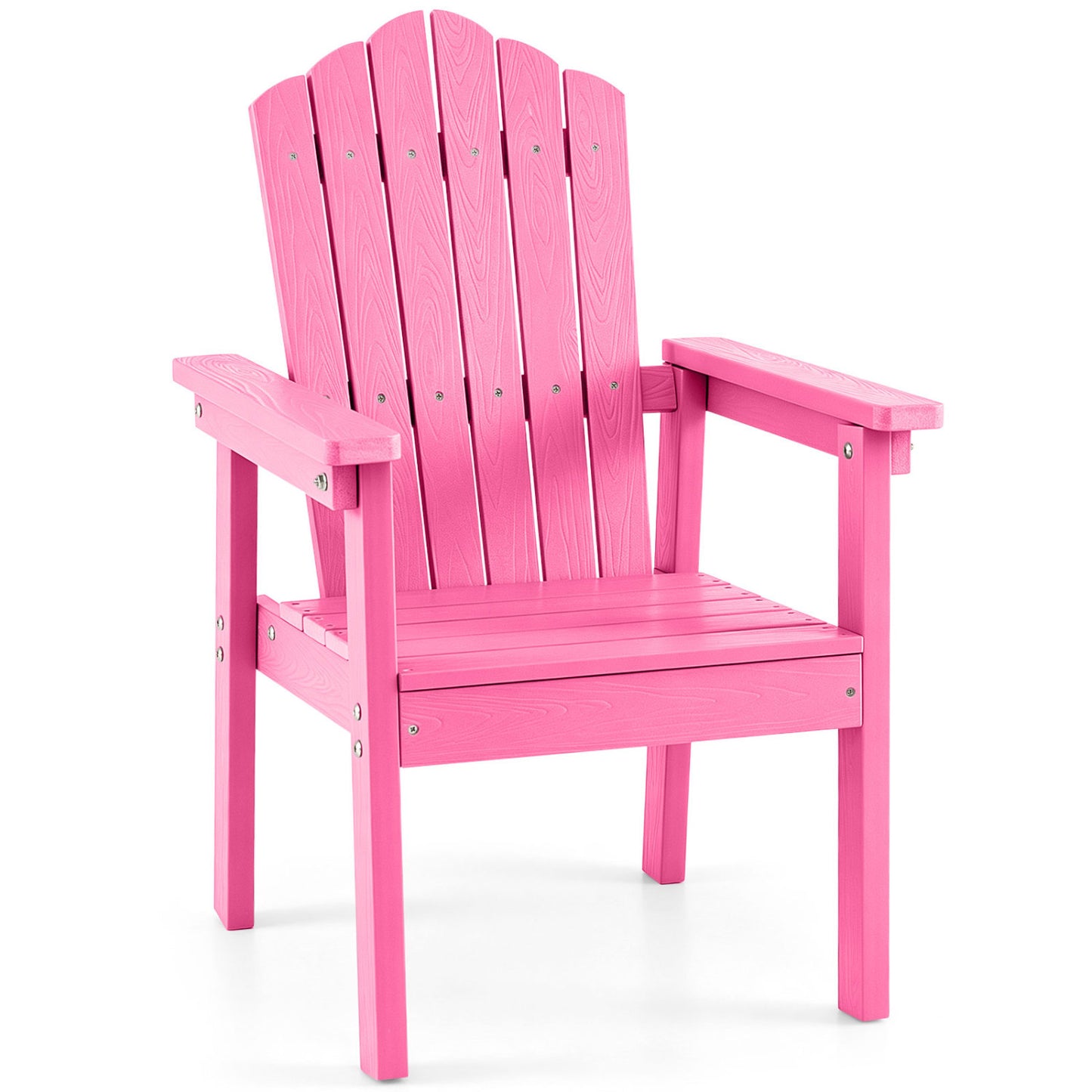 Adirondack Chair with High Backrest and Wide Armrests