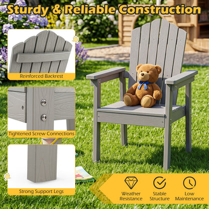 Adirondack Chair with High Backrest and Wide Armrests