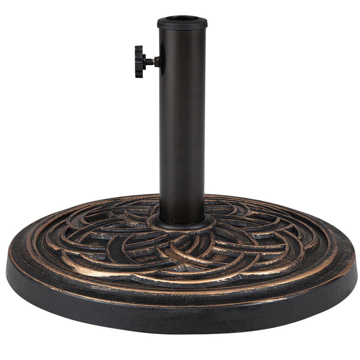 Round Umbrella Base 24 lbs with Adjustable Knob