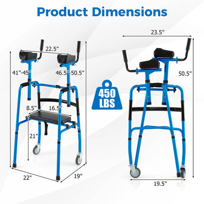 Versatile Rolling Walker for Rehabilitation Training