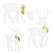 Lighted 2D Christmas Deer Decoration