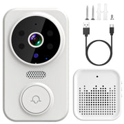 WiFi Security Doorbell Camera with Volume Adjustable Wireless Chime 1080P Camera