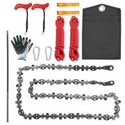 55in 68 Sharp Teeth Hand Rope Chainsaw Kit