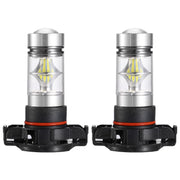 2PCS 1100LM 100W 5202 H16 LED Fog DRL Light Bulb IP68 Waterproof