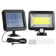 Solar Powered Wall Lights Outdoor 100 LED Beads Motion Sensor Lamp