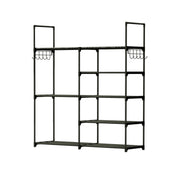 5 Tiers Plus 3 Tiers Shoe Rack Metal Shoe Storage Shelf