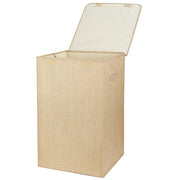 Beige Foldable Laundry Hamper