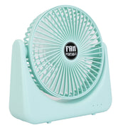 6.5in Desk Fan USB Powered 2 Speeds Table Cooling Fan