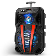 8” Wireless Party Speaker Subwoofer Bass Portable TWS Party Speaker