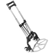 Folding Luggage Cart Foldable Hand Truck Portable Dolly Aluminum Alloy Trolley