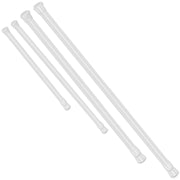 Tension Curtain Rod Spring Load Adjustable Curtain Pole Heavy-Duty Steel 4 Sizes