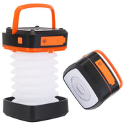 Solar Camping Lantern LED Collapsible Tent Lamp USB Rechargeable